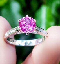Genuine 1.60CT Pink Sapphire