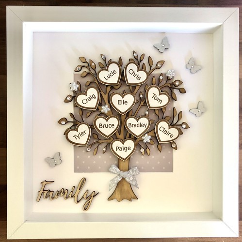 Personalised box frame - 3d,