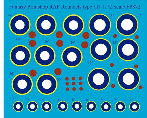 Raf roundels type 111 72 - raf,