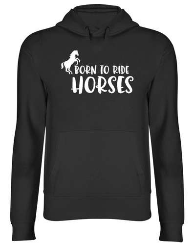 Born ride horses hooded top - born,