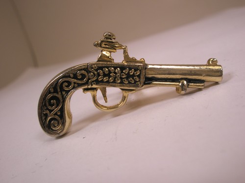 Flintlock pistol gun - flintlock,