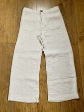 Zara White High Waist Wide Leg