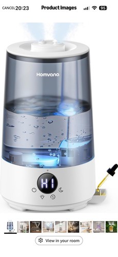 Homvana h101 cool mist - homvana, 3.6l