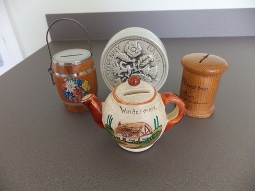 Vintage money boxes - vintage,