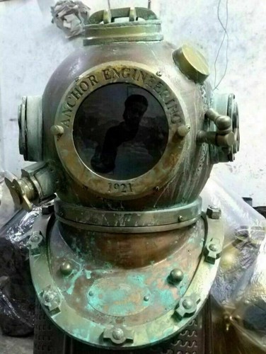 Antique diving helmet - antique, vintage