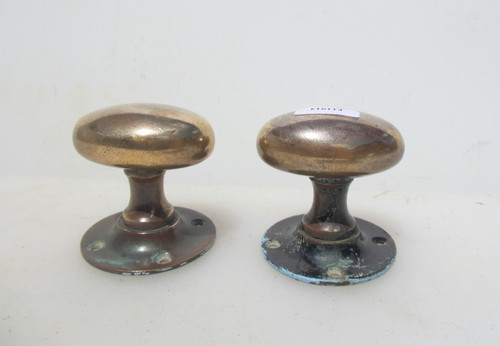 Victorian bronze door knobs - bronze,