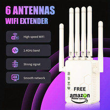 Extender 1200Mbps Dual Band WiFi Signal Amplifier Range Repeater Boster UK Plug