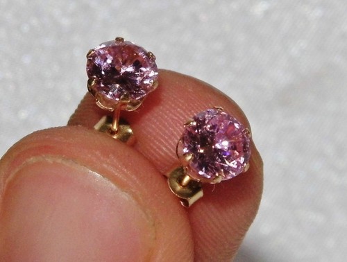 9ct gold 00ct pink topaz - gold,
