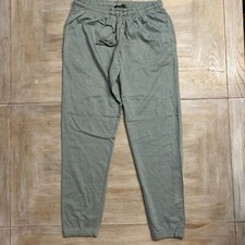 Mens Joggers Boohoo Man XL RRP £30 Fitted Light Green Pockets