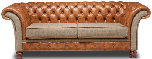 Chesterfield three seater - chesterfield, sofa