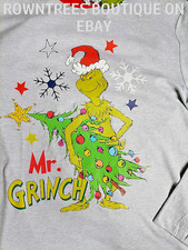 MENS DR SEUSS  THE GRINCH PYJAMAS PJS OFFICIAL LARGE XLARGE FREE TRACKED COURIER
