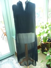 Nitya Tunic Top Black Longline