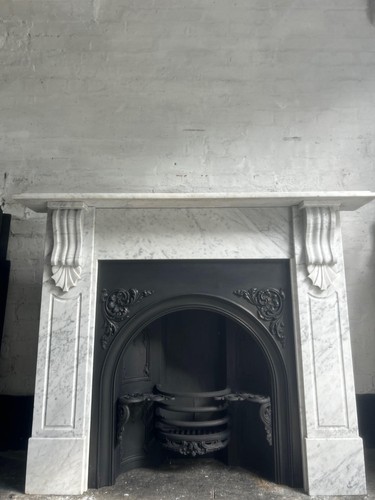 Marble fire surround for - marble, cast