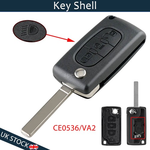 Button flip remote key fob - key,