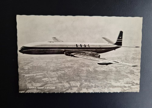 Vintage black white boac - black,