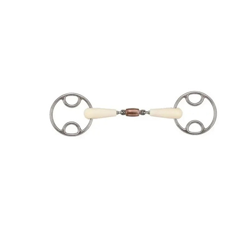 Happy mouth loop ring beval - happy,