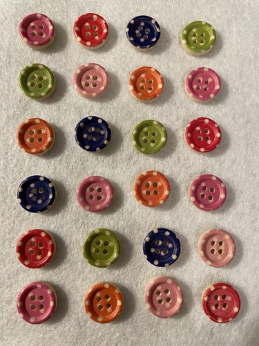 Multi coloured wooden - 20, multi-coloured