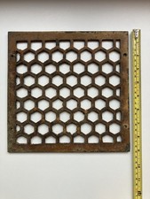 Vintage Antique 23 x 23cms Cast Iron Grate Grille Air Vent