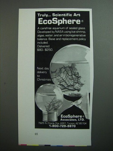 1989 ecosphere aquarium - 1989,
