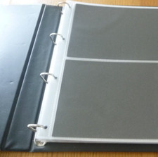 FIRST DAY COVER  2 POCKET PAGES WITH 4 HOLE MARGIN