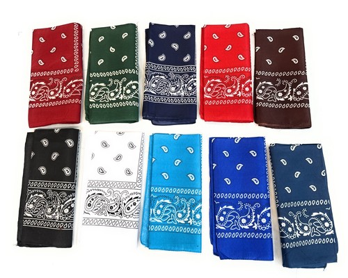 Pack paisley bandanas - pack,