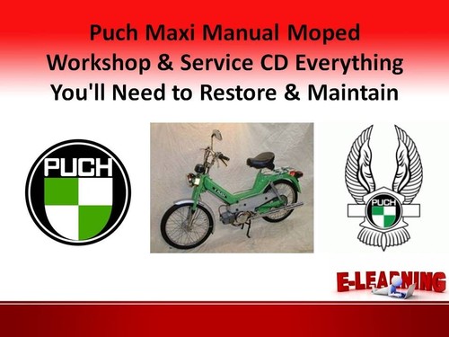 Puch maxi manual moped - puch,