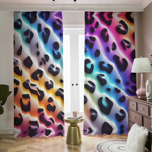 Leopard blackout curtains - blackout,
