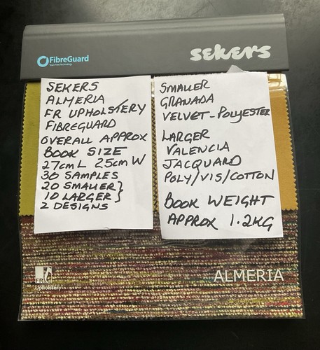 Sekers almeria upholstery - almeria,
