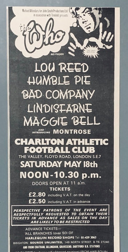 The who 1976 concert - 1976,