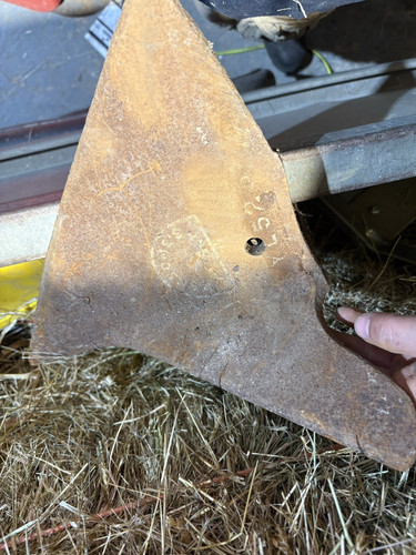 Vintage rusted steel