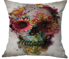 Skull & Floral Design Linen