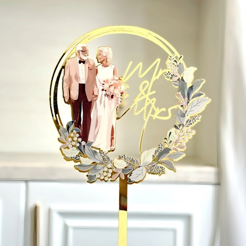 Wedding cake topper - cake,