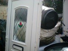 upvc front door white double