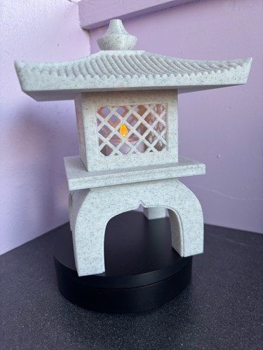 Printed japanese garden - printed,