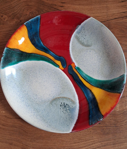 Vintage poole pottery - vintage, plate