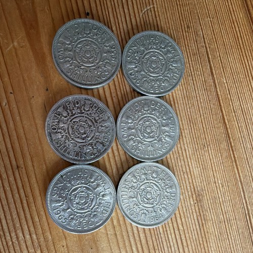 British florin two - british, shillings