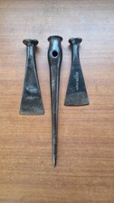 Vintage caulking irons Broad