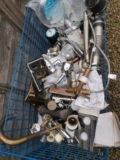 plumbing parts job lot Taps, Hoses, Valves, Shower, Flue Brackets Etc