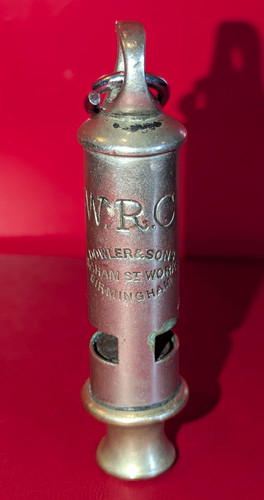 Antique police whistle west - whistle,