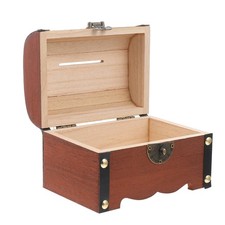  Reusable Money Box Wood Coin