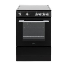 Cooker black electric - electric, 60cm