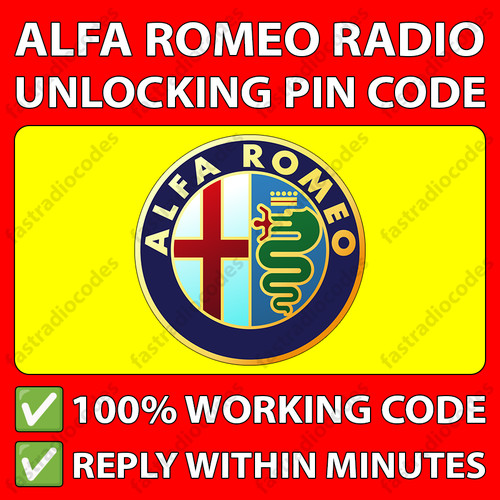Alfa romeo radio code - ✅alfa,