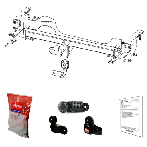 Witter towbar for - towbar, 3008