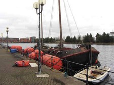 Photo 12x8 Eben Haezer: re-floated The old barge which sunk at its mooring c2015