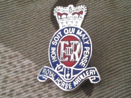 Royal horse artillery lapel - horse,