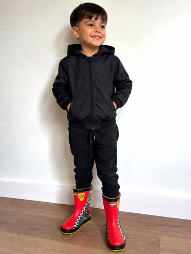 Boys rain boots red pull - boys,