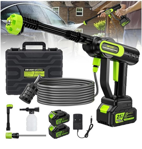 Cordless high pressure washer - high-pressure,