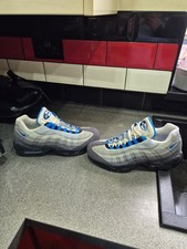 Nike Air Max 95 Trainers Size Uk 8.5 Grey Blue