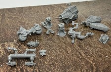 Sci Fi Dwarf Bike And Track