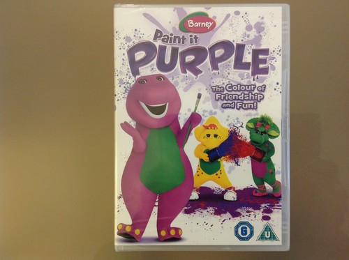 Barney paint purple dvd - purple,